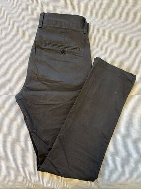 Frank & Oak Men's Charcoal Gray Chino Pants